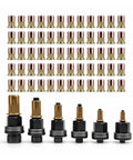 Kick Some Serious Bolt Action With This 66 Pcs Rivet Nut Mandrel Set Covering M3 To M10 Metric Sizes. Made From Tough Carbon Steel, This Durable DIY Tool Kit Comes Loaded With Essential Hand Riveter Accessories Perfect For Automotive Repairs And. 66-piece carbon steel rivet nut mandrel set, M3 to M10 metric sizes, with hand riveter attachments