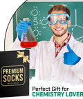 Funny Nerdy Socks For Men And Women Science Teacher Stocking Stuffers Pharmacist Gift Chemistry Physics Neuroscience Humor Socks
