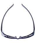 Lead Glass X-Ray Safety Glasses With 0.75mm Pb Lenses, Fog Free AR Coated Eyewear nylon frame viewed from the back