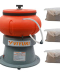 18 Lbs Vibratory Tumbler Polishing Machine For Metal Parts With Walnut Shell Media Super Easy To Use Rust Removal Smooth Finish Durable 120V 60Hz Bench Top Buffing And Deburring Tool For Small Shops And DIY