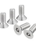 Flat Head Socket Cap Screws With Hex Drive Thread Size Ten Thirty Two By Half Inch Full Thread 304 Stainless Steel Countersunk Bolts 50 Pieces