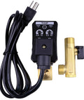 Half Inch AC 110V Automatic Timed Drain Valve For Air Compressor Tank, 2 Way Direct Acting Valve With Ball Valve Filter, US Plug