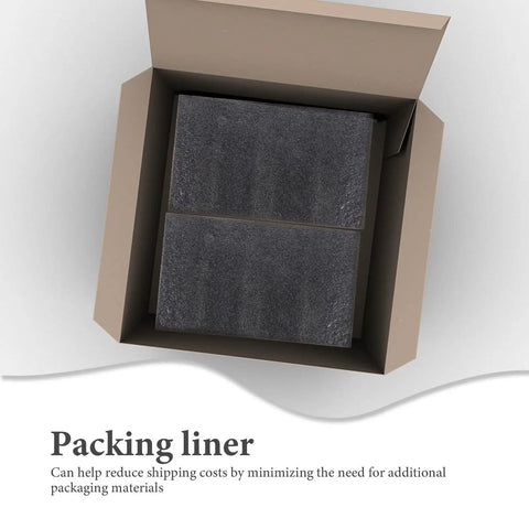 Heavy Duty Black Epe Foam Boards Pack Of 4 Multi Use Foam Inserts in open box for packing