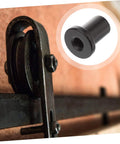 Five Piece Sliding Barn Door Spacer Kit With Flat Track Spacers And Pipe Clamp Hardware For Track Replacement Parts