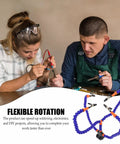 Adjustable Soldering Helping Hands Station With Four Flexible Arms Blue Clamp Mount Welding Aid Platform For PCB Repair