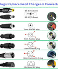 Fast And Safe 54.6V 3A Universal Battery Charger For 48V LiIon Pack with 7 plug options image showing plug types.