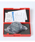 Heavy Duty Digital Durometer Hardness Tester Meter Showing Type A D C Scale in red case with instructions and silica gel packs.