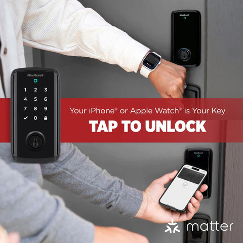 Next Gen Touchscreen Smart Lock With Built In WiFi And Matter Support Featuring NFC Tap To Unlock For iPhone And Apple Watch Remote Management Seamless Smart Home Setup For A Hella Secure Home Base