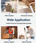 Heavy Duty Stretch Wrap Film 15 Inch 1000 Ft Shrink Pallet Wrap industrial strength used for warehouse packing and daily logistics.