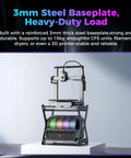 Space Saving Dual Layer 3D Printing Workstand With Pull Out Shelves, 15kg Per Layer, Metal Damping Slides, 3D printer setup