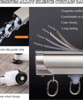 Heavy Duty Double Track Aluminum Sliding Barn Door Rail Kit Wall Or Ceiling Mounted Room Divider with silent wheels and anti-slip guide.