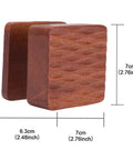 Wooden Magnetic Wall Sconce Night Light With Gravity Sensor, Dimmable And Rechargeable, 7x6.3cm wood design, wireless