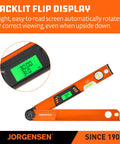 Digital Angle Finder And Protractor Level brings boss level precision with backlit screen for accurate readings in tough conditions.