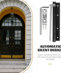 Automatic Door Closer For Doors And Gates With Silent Design Easy Install Heavy Duty Stainless Steel Construction Anti Rust Finish