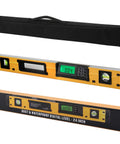 24 Inch Digital Torpedo Level And Protractor With Neodymium Magnets Bright LCD Display IP54 Dust And Water Resistant Smart Level and case