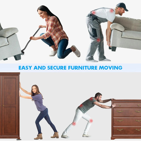 Move Heavy Furniture And Appliances Like A Boss With This Lifter Tool And 8 Pack Of 3.5 Inch Sliders Cut Your Effort By 80 Percent With The Lift And Glide System Reusable Moving Pads And Floor Protectors For Carpet Or Hardwood