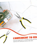 Straight Shooter Electrical Wire Stripper Plier Built For Fast Job Sites And Diy Crews Featuring Slick Ergonomic Handle on white tile.