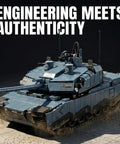 Epic Military RC Abrams-X Tank Beast 2116-Piece Building Set showcasing realistic turret and design details