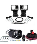 Premium Rock Solid Heavy Duty Air Spring Kit And Wireless Compressor Fits 2022 2026 Toyota Tundra, includes dual bags and compressor.