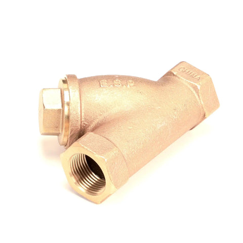 OEM Replacement Strainer Line 00-186922 For Commercial Kitchens, brass Y-shaped heavy-duty food service part