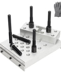 Universal Drill Press Support Block Plate Tool Set Kit for Bearing and Bushing Repair Removal and Installation 30 Ton Capacity