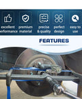 Beefy Heavy Duty Brake Drum And Rotor Puller For Removing Brake Drums Rotors Drive Wheels Gears Flywheels And Pulleys With Hardened Steel Construction And Reinforced Arms For Smooth Damage Free Time Saving Vehicle Repairs on brake rotor