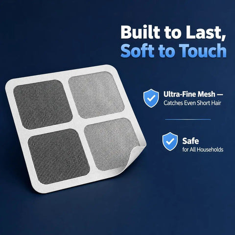 Skip Plumbing Nightmares And Keep Your Bathroom Slick With These Disposable 30 Pack Mesh Hair Catchers Featuring Super Tough Waterproof Adhesive That Grabs Tight Through Steam And Stops Ugly Clogs Dead In Their Tracks