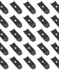 Set Of Twenty Black Iron Table Leveling Clips With Matching Screws Heavy Duty Furniture Stabilizers arranged in a grid.