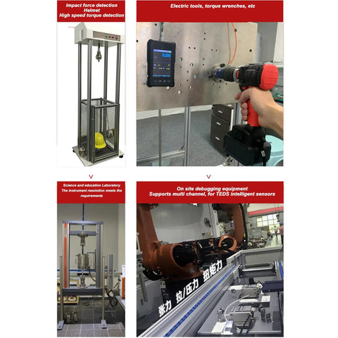 Handheld Digital Force Meter With Auto Calibration All In One Push And Pull Tester And Dynamometer Multiple Alarm Modes For Upper And Lower Limits Plus Peak And Valley Alerts Easy Readout For Quick, Accurate Force Measurements On The Go. Use with drill testing