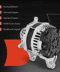 Alternator For Subaru Forester 2017 2018 2.5L 12V 150A With 6 Groove Decoupler Pulley Clockwise Rotation Replacement Part Numbers 23700AA921 23700AB000 Direct Fit New Condition