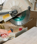 Badass Round File Handles Two Pack With Quick Adjust Nut And Comfy Grips Designed For Chainsaw Touch Ups and Backyard Projects in use.