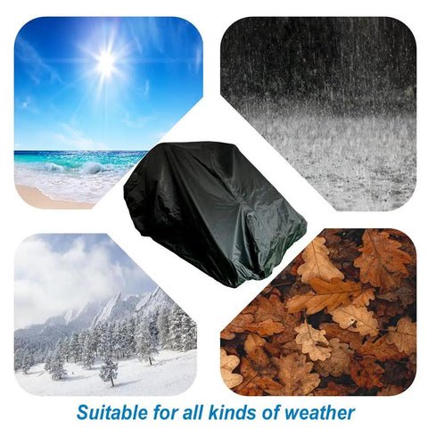 Go Kart Cover Universal Fit For 2 Seater Go Karts 67 X 45 X 4 Inches Weatherproof Waterproof Windproof Outdoor Storage Protects