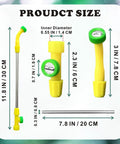 Dual Head Spray Elbow Nozzles For Knapsack Sprayers Replacement Spray Boom And Nozzles dimensions illustration