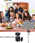 Quad Pack Quarter Inch Swivel Mini Ball Head Mount for Tripods and Stands 360 Degree Rotating Base Adapter, black aluminum, digital camera use