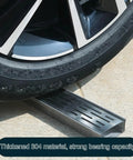 All In One Stainless Steel Trench Drainage System Kit With Outdoor Grate For Courtyards And Driveways under car tire