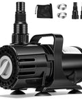 Beefy 100W Submersible Water Pump With Stepless Flow Control For Pond, Aquarium, Fountain, And Waterfall, 700-1800 GPH Flow