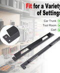 Beefy Underbody Truck Tool Box Mounting Bracket Kit With Screws For Trailer Underbody Boxes Rugged Heavy Duty System in workshop