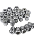 ER32 Collet Set 25Pcs For CNC Milling Lathe Engraving Tool Kit, spring steel collets with 0.008mm runout, 1/16 to 13/16 inch range