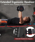 Man using 4 In 1 Adjustable Weight Bench With Leg Extension Foldable Incline Decline Bench Press Roman Chair And Preacher Curl