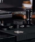 58Mm Espresso Tool Kit 6 In 1 with tamper adaptive distributor magnetic dosing funnel puck screen silicone mat station shown.