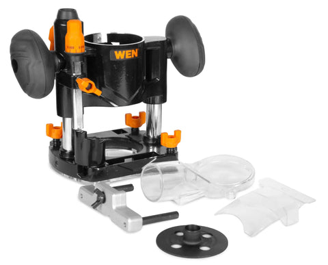 Plunge Base Kit For Compact Trim Routers With Die Cast Construction For Maximum Durability And Precision Fits Most 65mm Body Routers