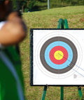 Bullseye Paper Targets Set 50 Sheets 16x16 Inch 10 Ring Archery Targets For Range And Backyard Practice Pro Grade Durable