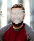 Heavy Duty Adjustable Welding Safety Goggles With Smooth Antifog Clear Lens For Rock Solid Industrial Eye Protection And Crisp Daylong Visibility On Any Daily Grind worn by a smiling man.