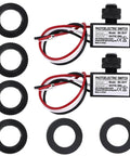 Two Pack 120V To 277V AC Photocell Light Sensor Switches With Four Nuts And Two Washers for Dusk to Dawn Auto On Off Outdoor Lighting