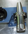 Universal CNC Tightening Fixture For CAT BT50 Collet Chucks, Beefy Yet Precise Heavy Duty Steel, Vertical Or Horizontal Mount, Easy Bench Install, Machinist Favorite For Rock Solid Grip Tension, Veteran Owned, bench-mounted with CAT BT50 chuck