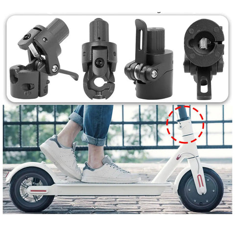Folding Rod Base Locks Screw for Electric Scooters Replacement Part, Premium Aluminum Alloy, secure fit for M365 and more.