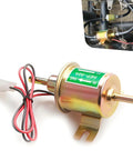 12V Inline Electric Fuel Pump Low Pressure for Cars Trucks Boats Carburetors Lawn Mowers and Generators Copper Clad Metal Build