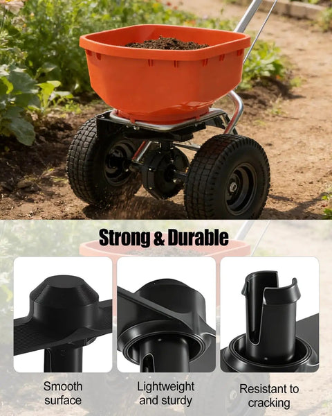 Upgraded Replacement Agitator For Echo RB60 Broadcast Spreader 2 Pack with lightweight and sturdy design in garden setting