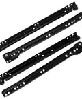 Bottom Mount Drawer Slides 1 Pair Smooth Opening and Closing Iron Drawer Slides for Furniture Applications DIY Projects