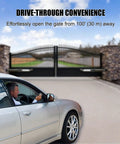 Driver using Replacement Gate Opener Remote For JUJIANG And GYXEL Openers, Keychain Transmitter at a distance from gate